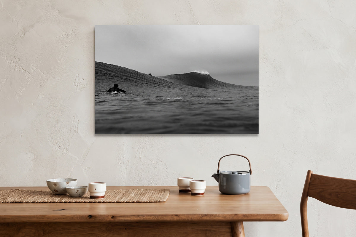 The Paddle Out — Metal metal print