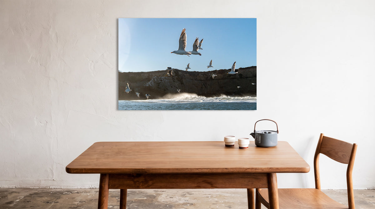 Bird Up — Metal metal print