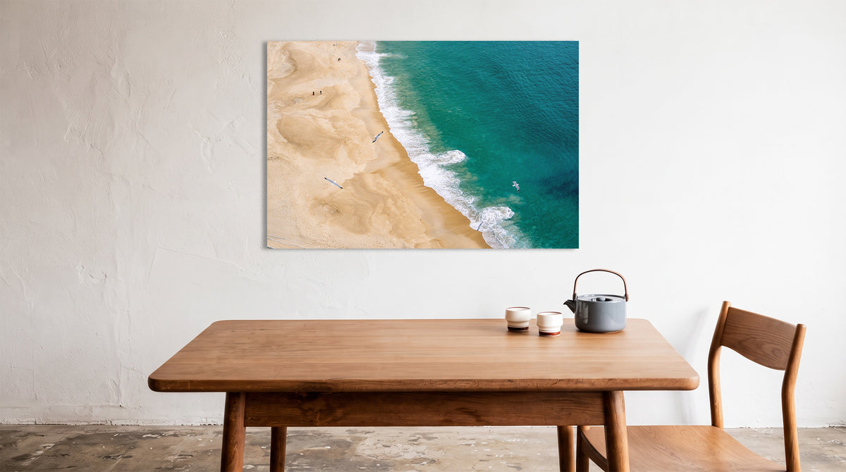 Birds Eye View metal print