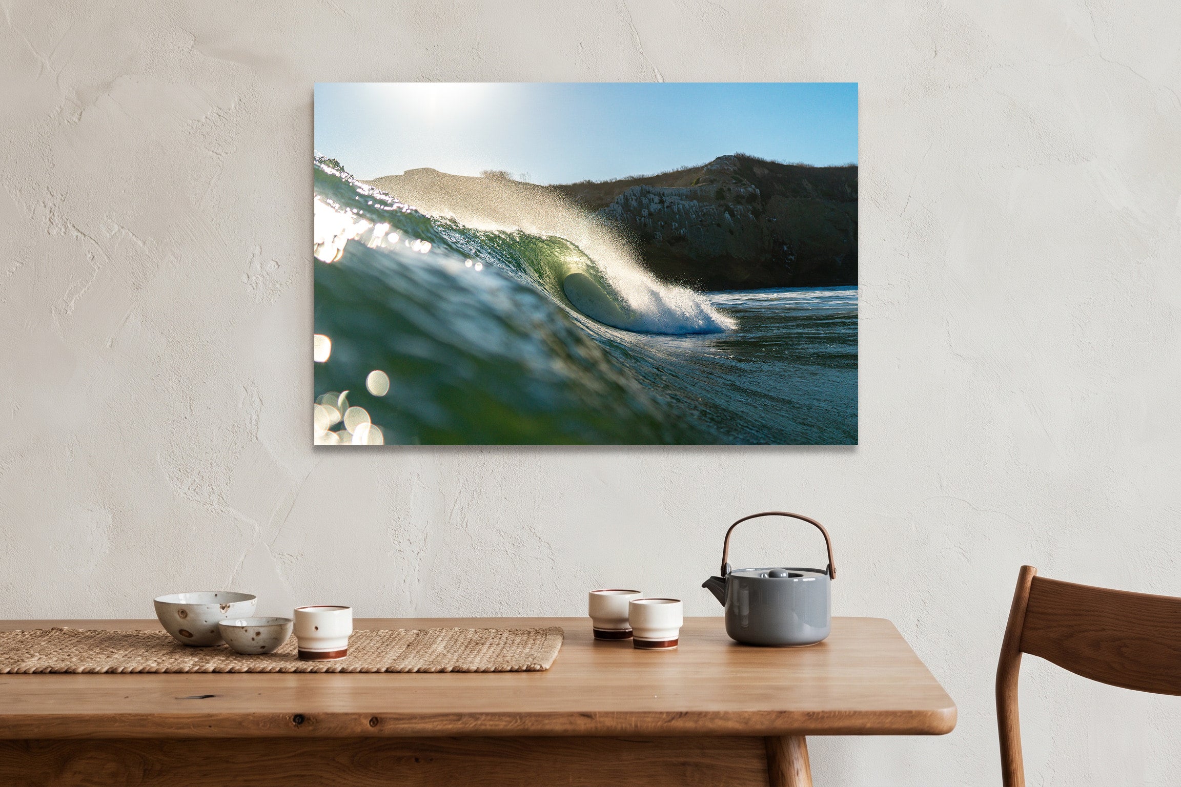 Dazzling metal print