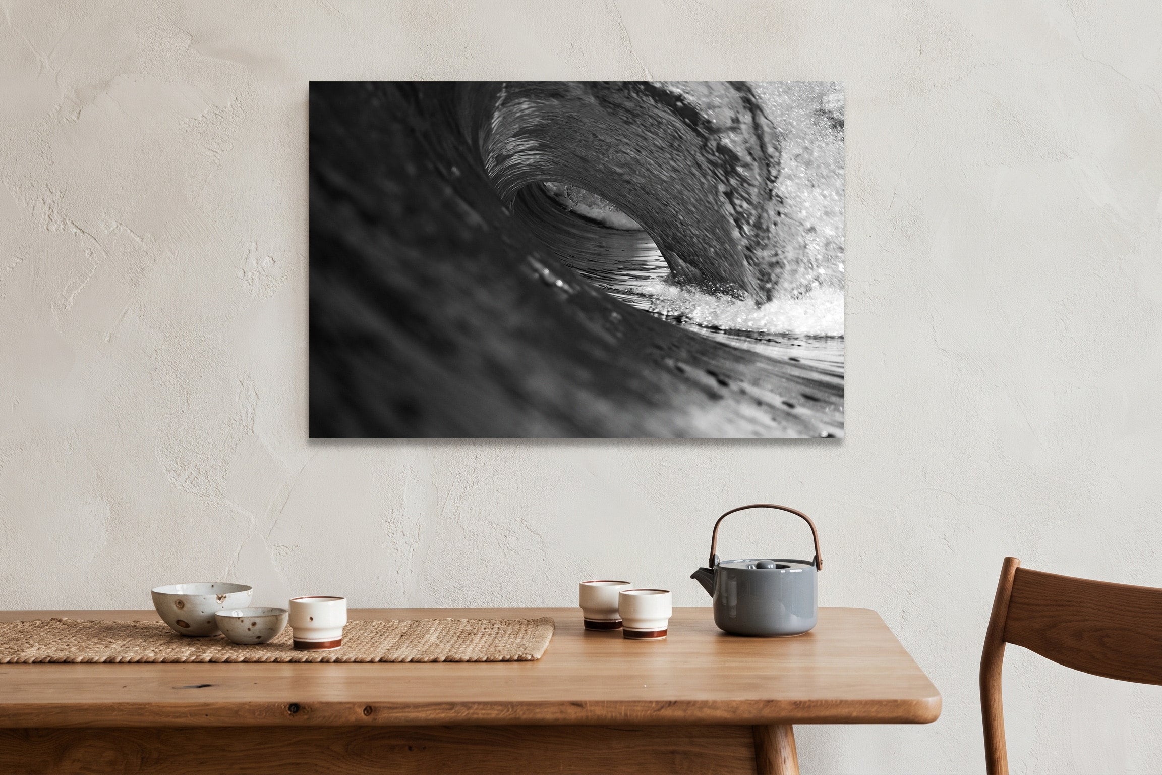 Interior metal print