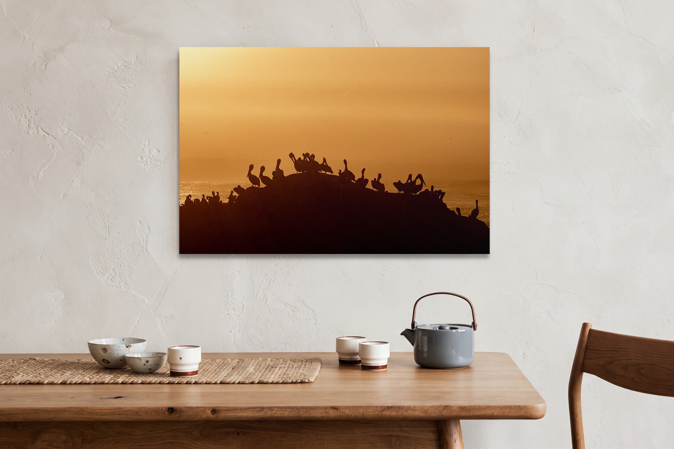 Mine metal print