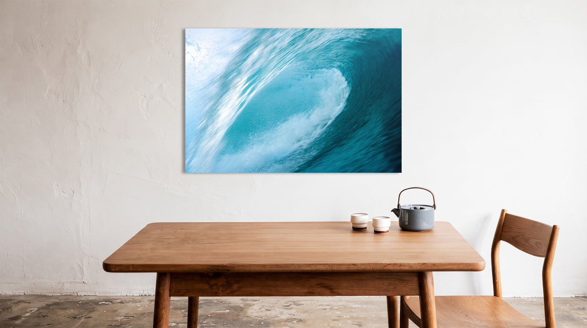 Mr Blue — Metal metal print