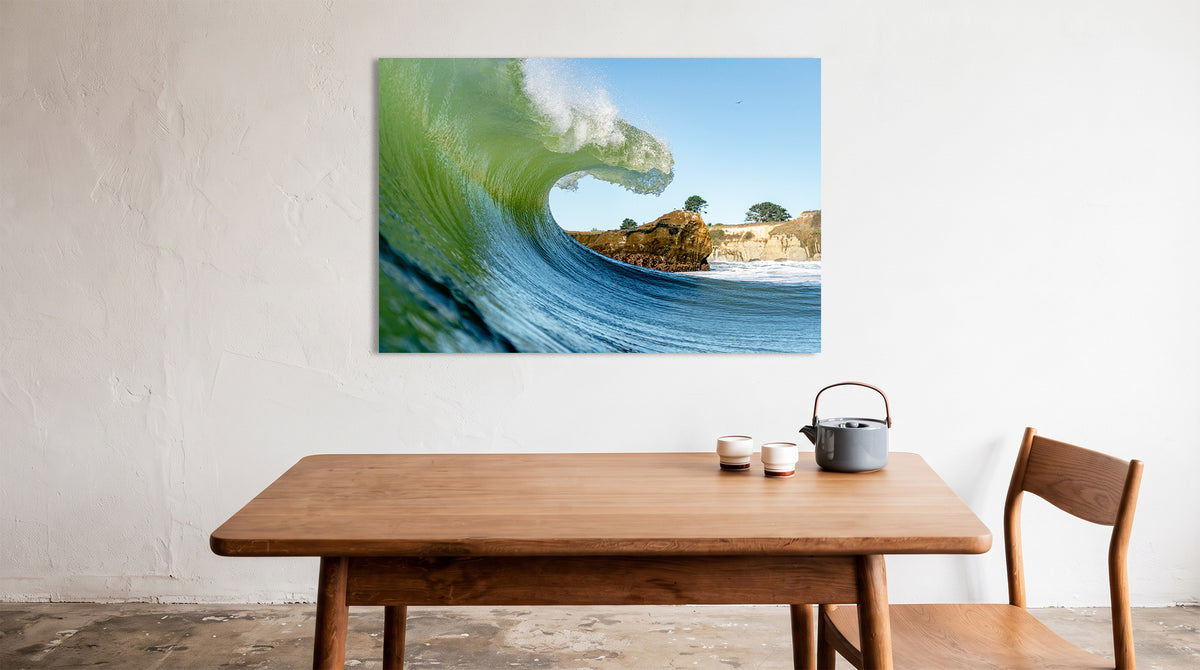No Holding Back metal print