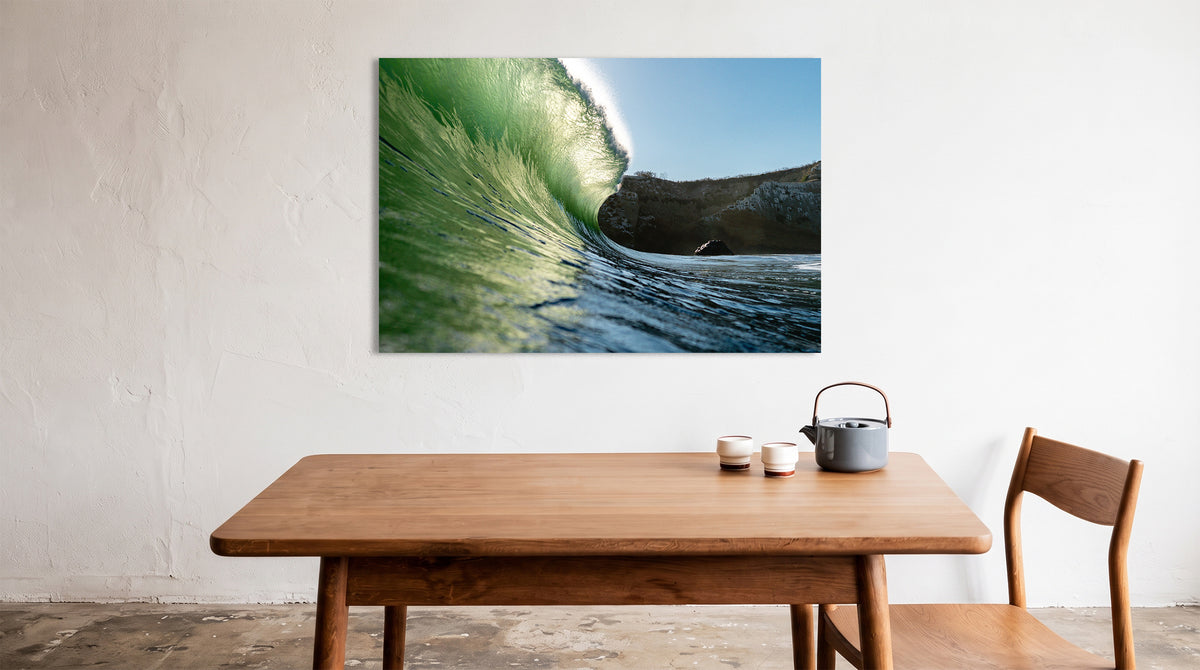 Open Minded metal print