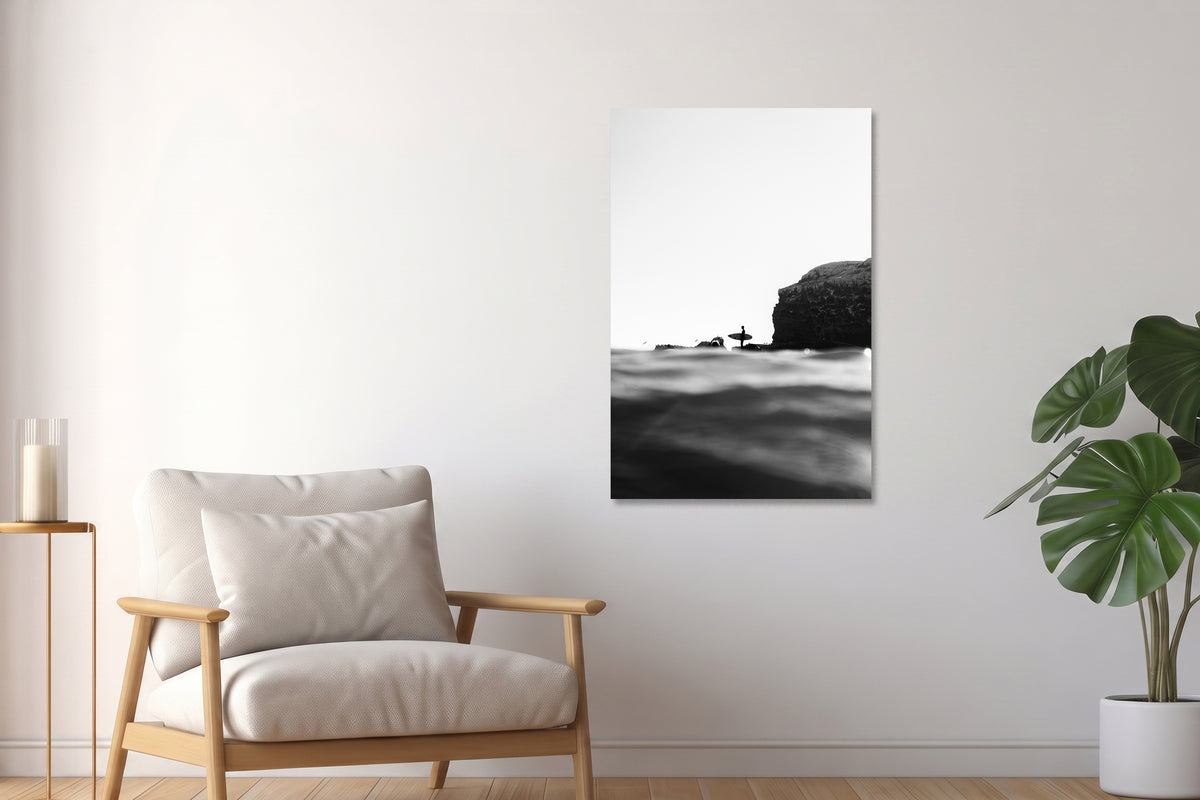 Standing On Water metal print