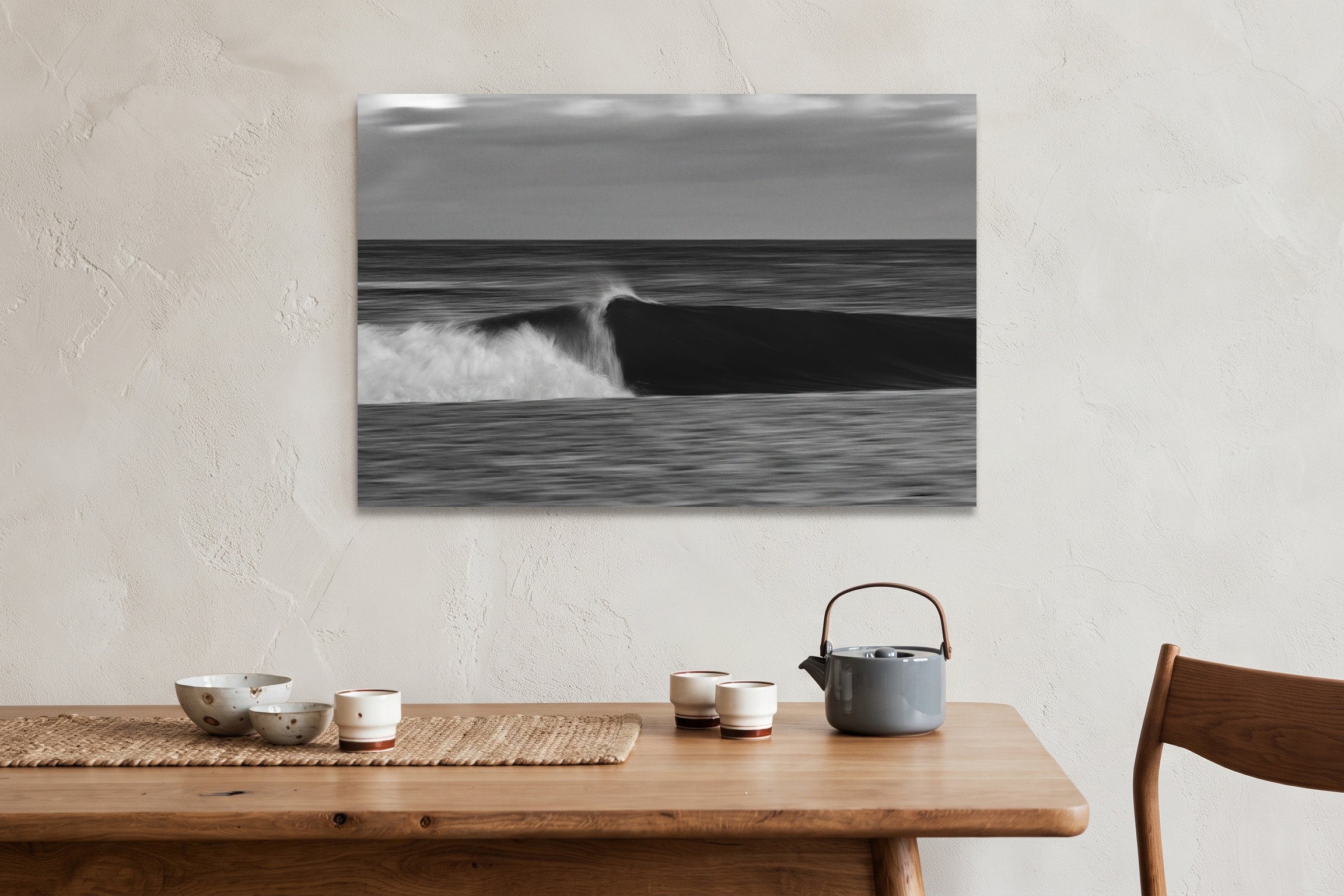 The Train Doesnt Stop metal print